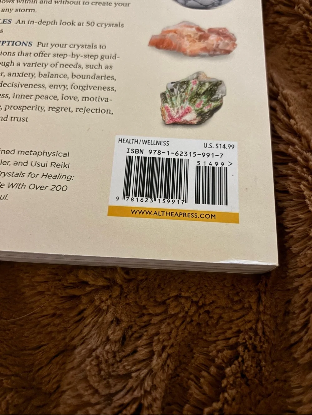 Crystals for Beginners Guide Coffee Table Reference Book with Color Photos